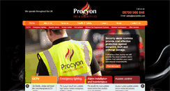 Desktop Screenshot of procyonfire.com