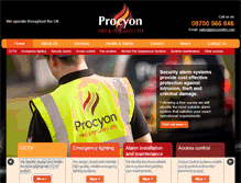 Tablet Screenshot of procyonfire.com